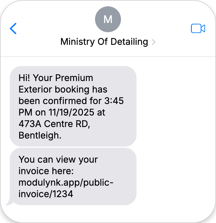 Modulynk SMS Automation Preview